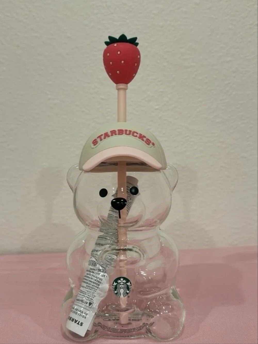 Starbucks Pink Strawberry Bear